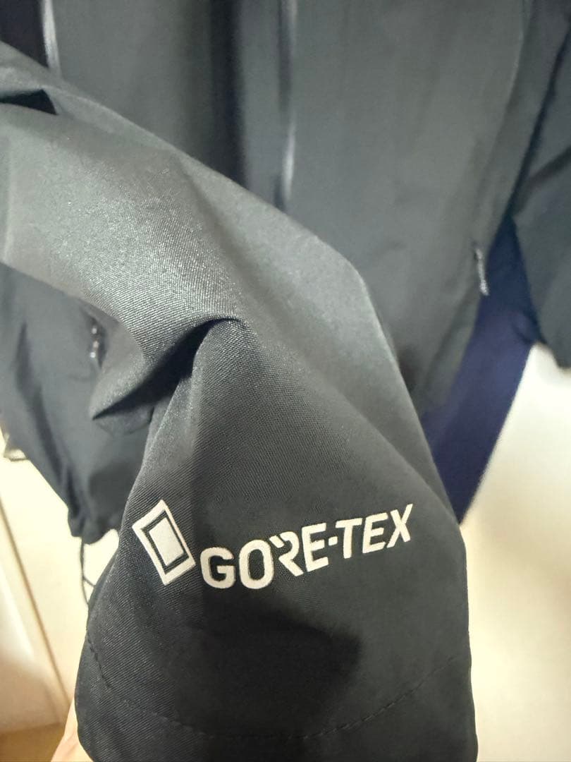 Salomon GORE-TEX ブラック マウンテンパーカー シェルジャケット