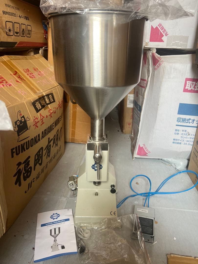 充填機 ステンレス製 未使用品