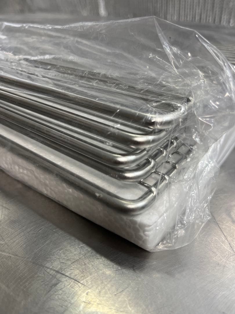 （遠藤孝）ホワイトサム　角ケーキクーラー足なし600×400mm 5枚