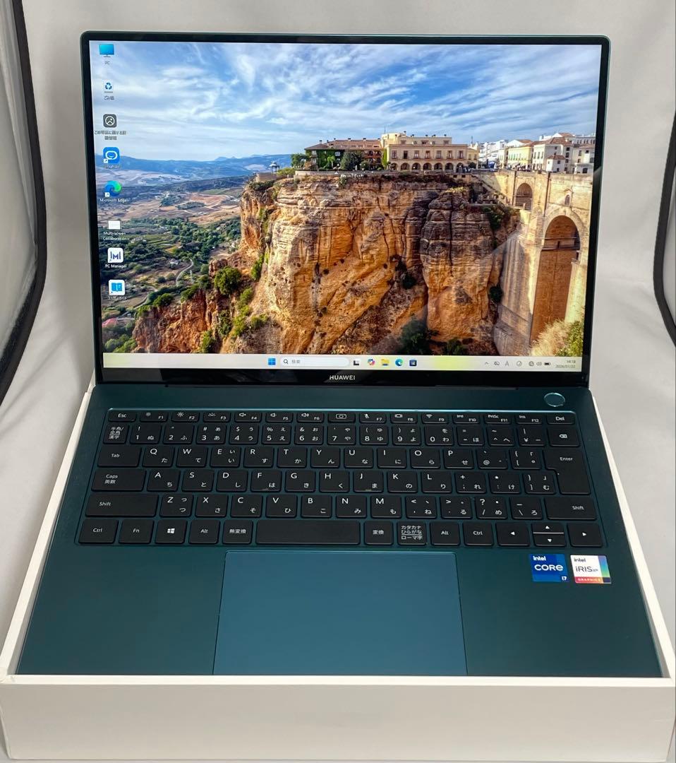 Windowsノート本体 Huawei MateBook X Pro i7 16GB 3000X2000