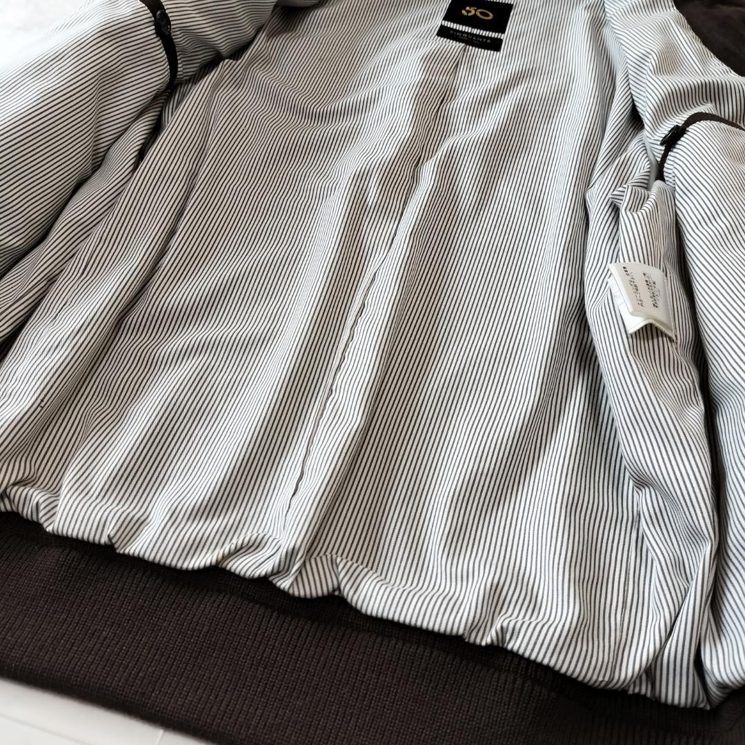 チンクアンタ A-1型 バルスターブルゾン 48 M ダークブラウン イタリア製