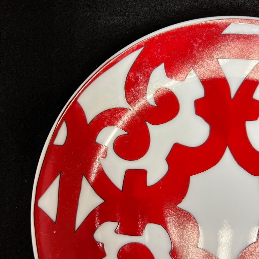 エルメスガダルギヴィールプレートA 直径17㎝　高さ2㎝ 東里8-0116☆1F