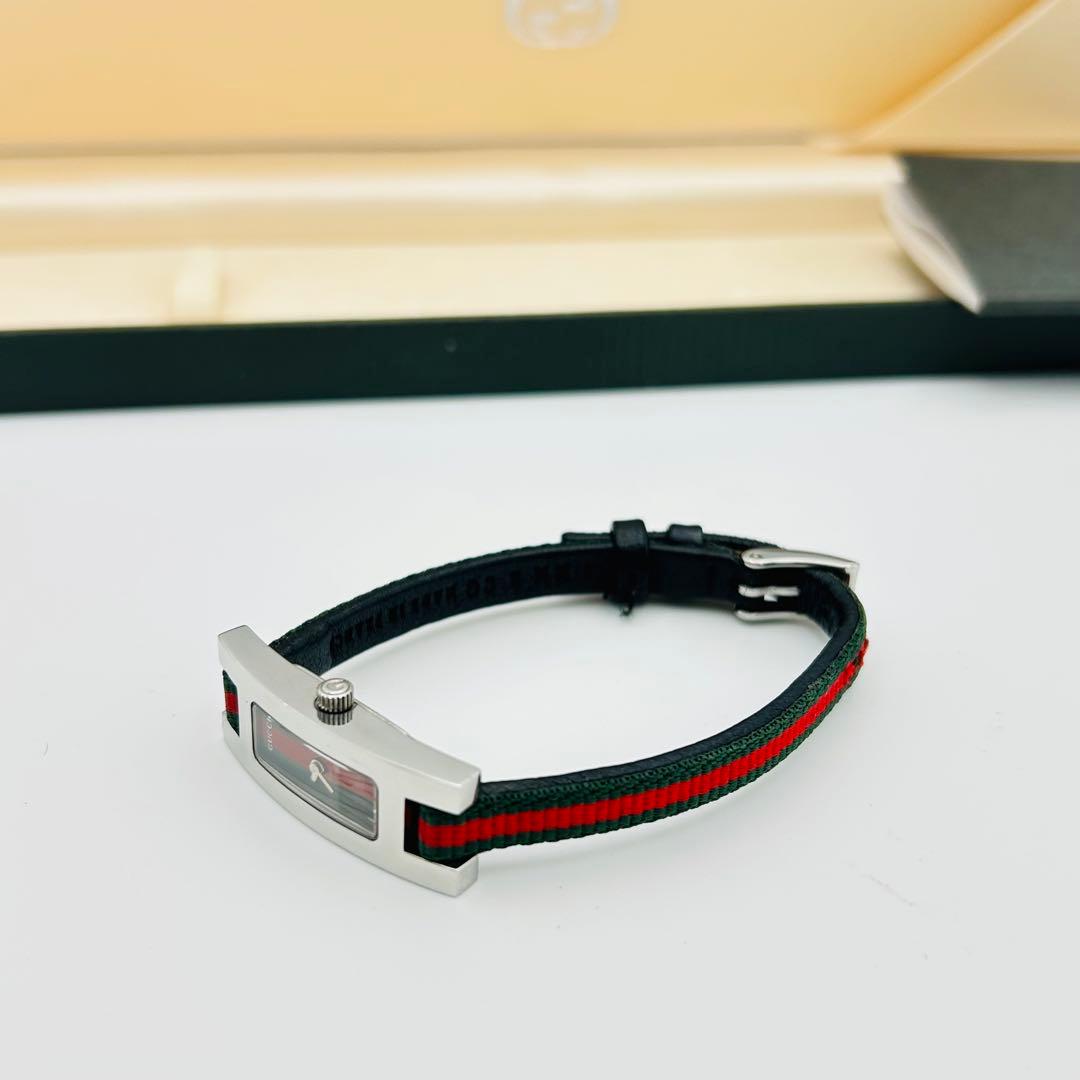 美品 グッチ 3900L 新品電池 シェリーライン ギャランティ 箱 腕時計