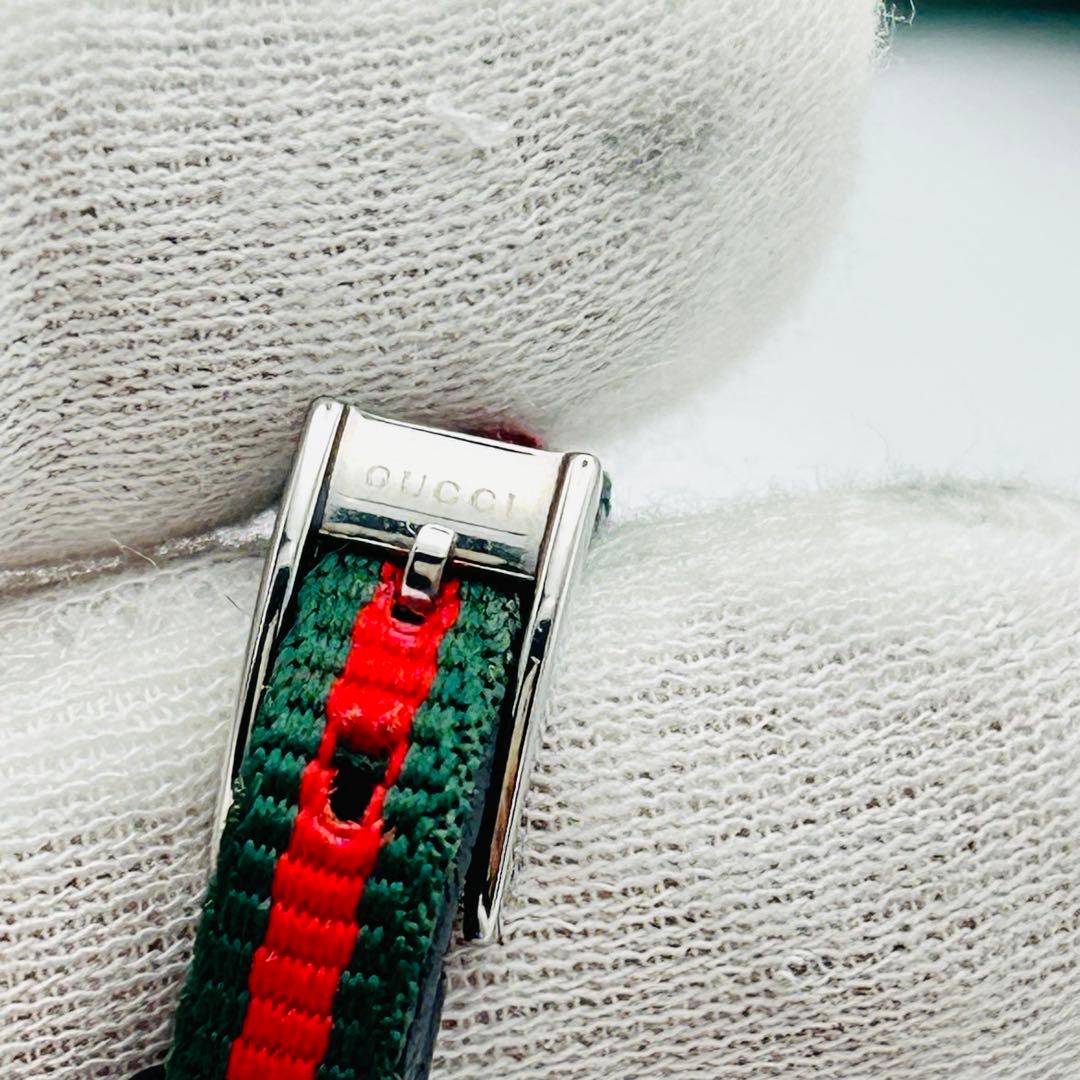 美品 グッチ 3900L 新品電池 シェリーライン ギャランティ 箱 腕時計