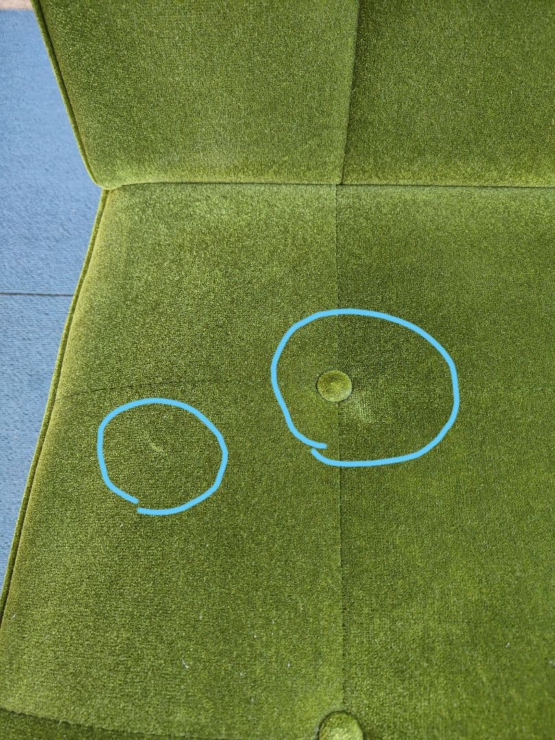 カリモク60 Kチェア 1シーター モケットグリーン