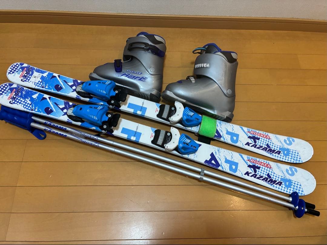 板106cm KAZAMA ブーツ20 or 21.0cmスキーセット