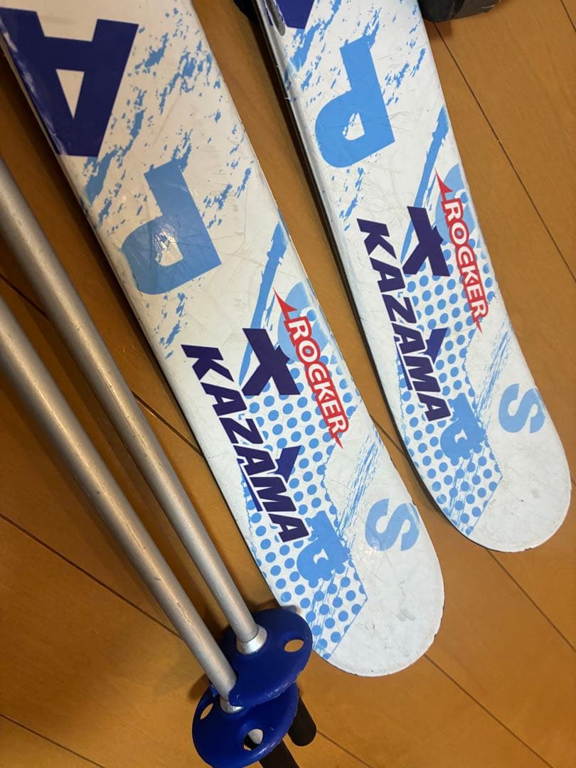 板106cm KAZAMA ブーツ20 or 21.0cmスキーセット