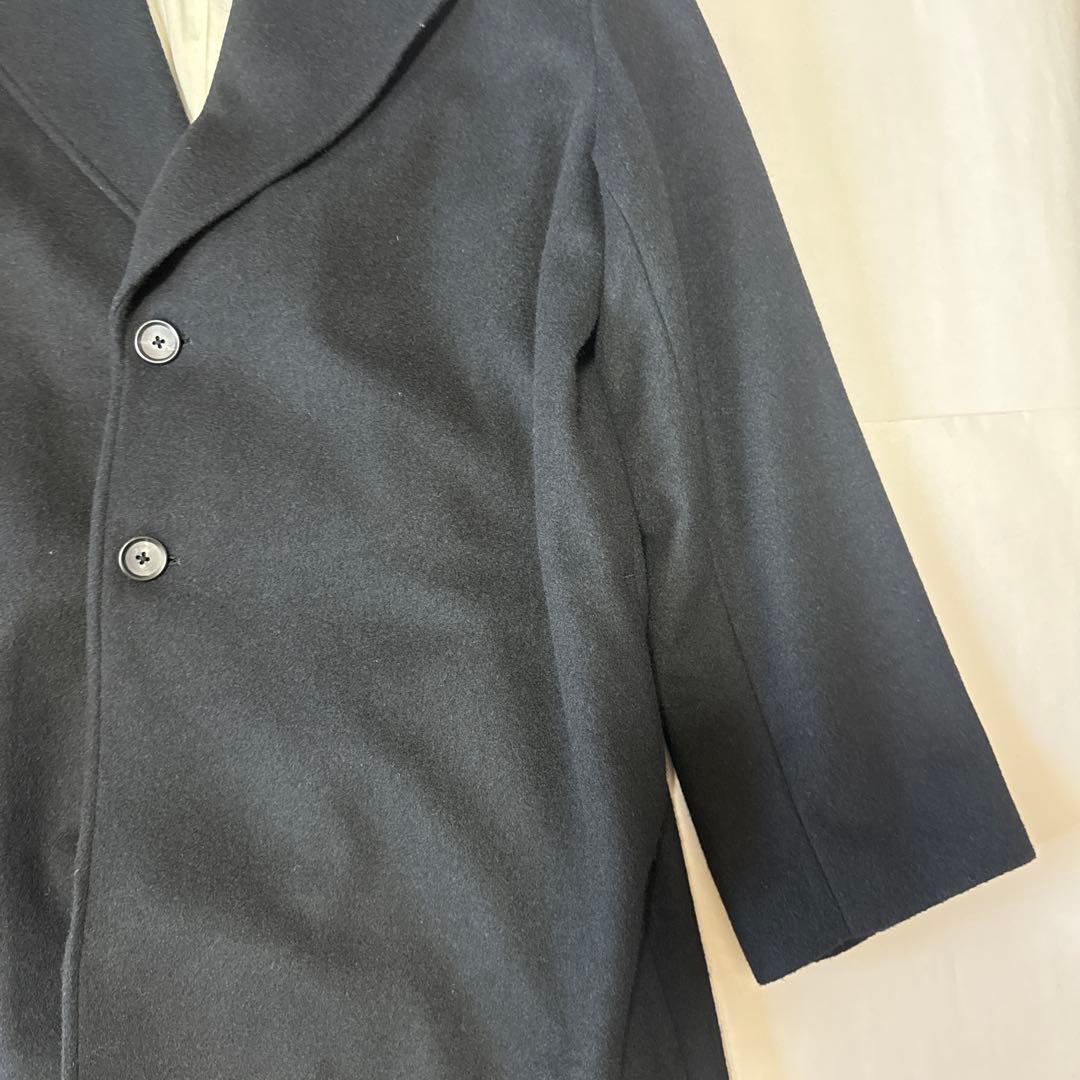 MB カシミアウールクラシックチェスターコート　ブラック　Mサイズ