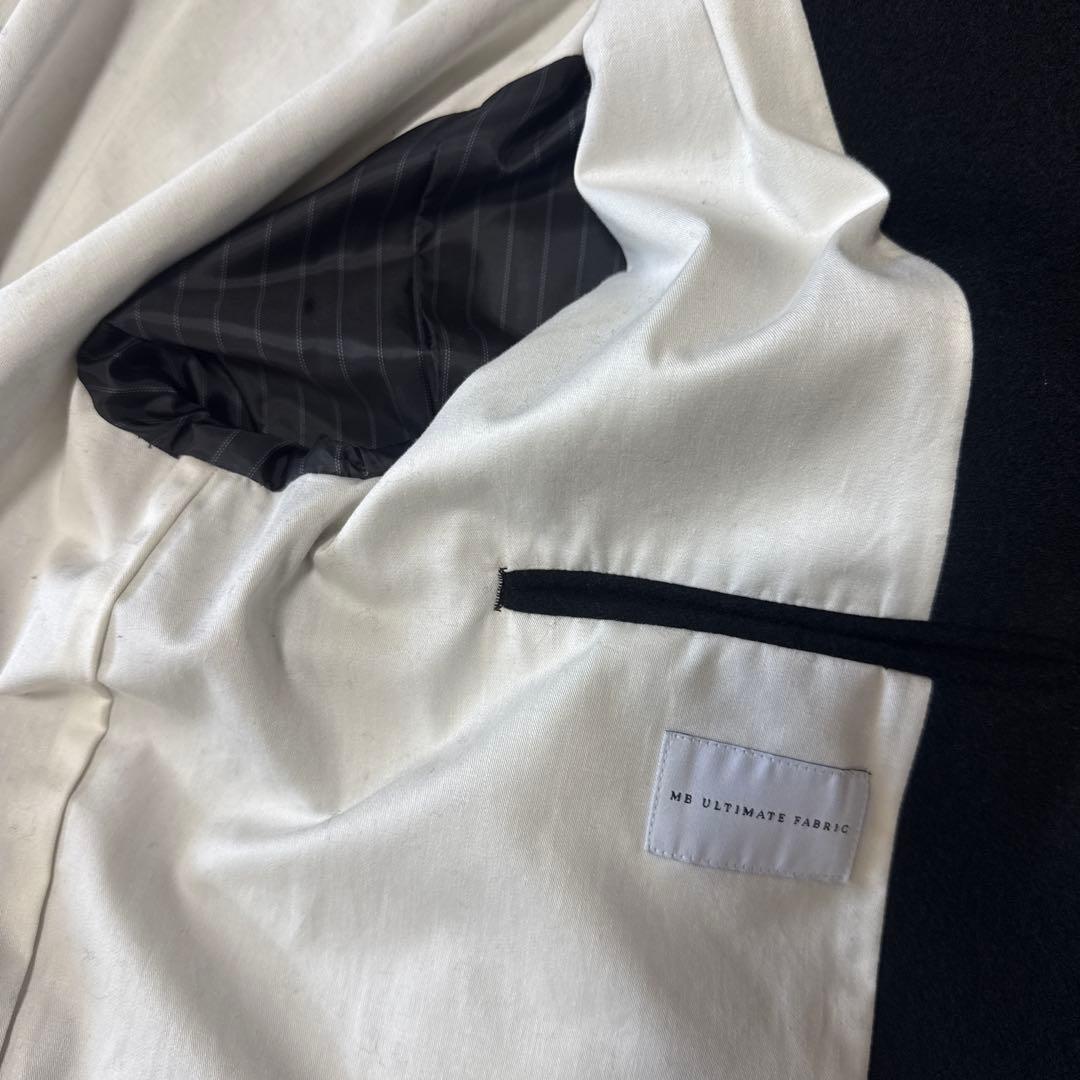 MB カシミアウールクラシックチェスターコート　ブラック　Mサイズ