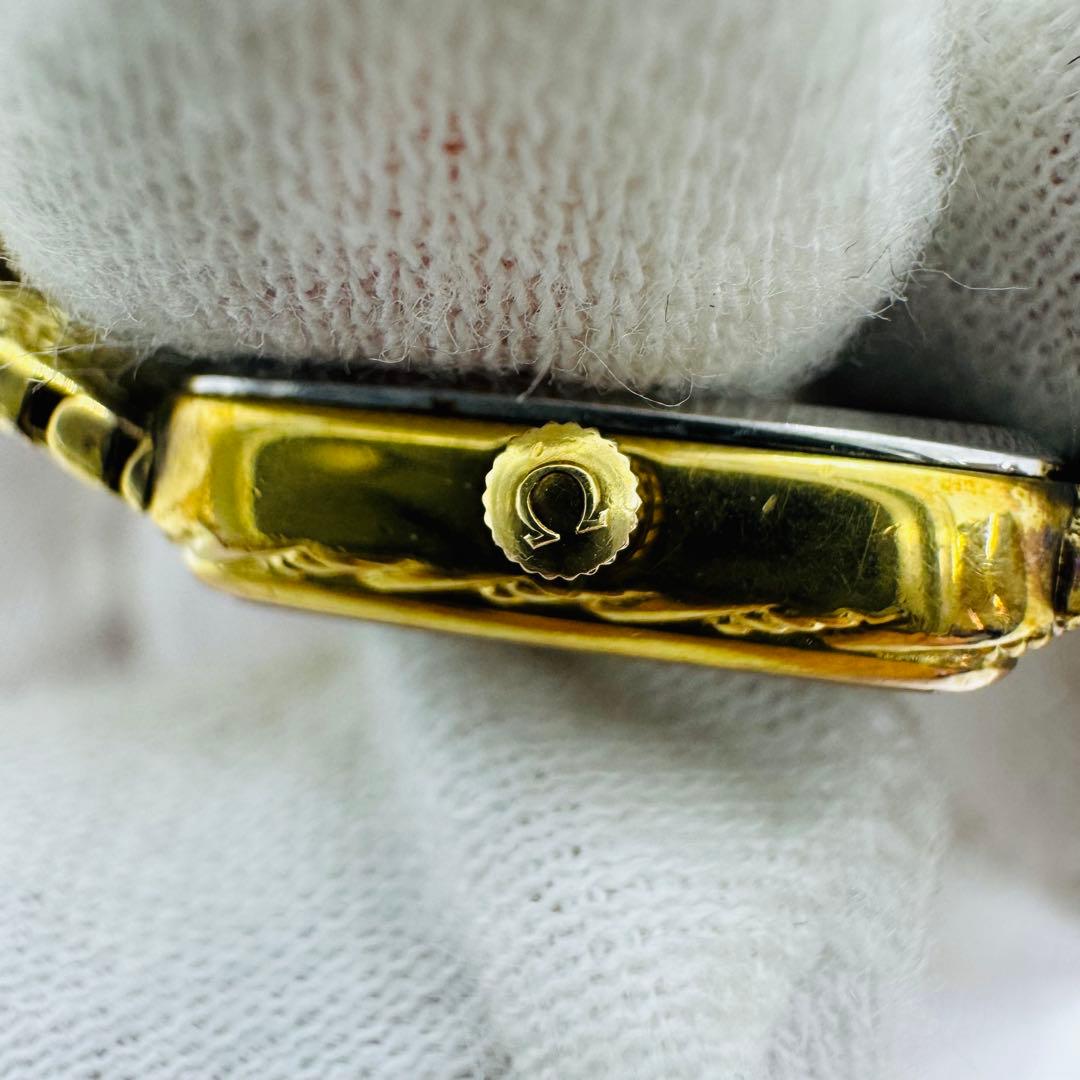 ✨OMEGA✨オメガ✨デビル✨クォーツ✨ゴールド色✨腕時計✨