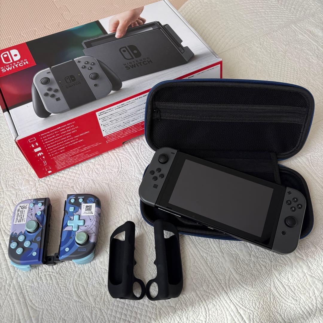 Nintendo Switch 本体 グレー Joy-Con 付属品 箱付き