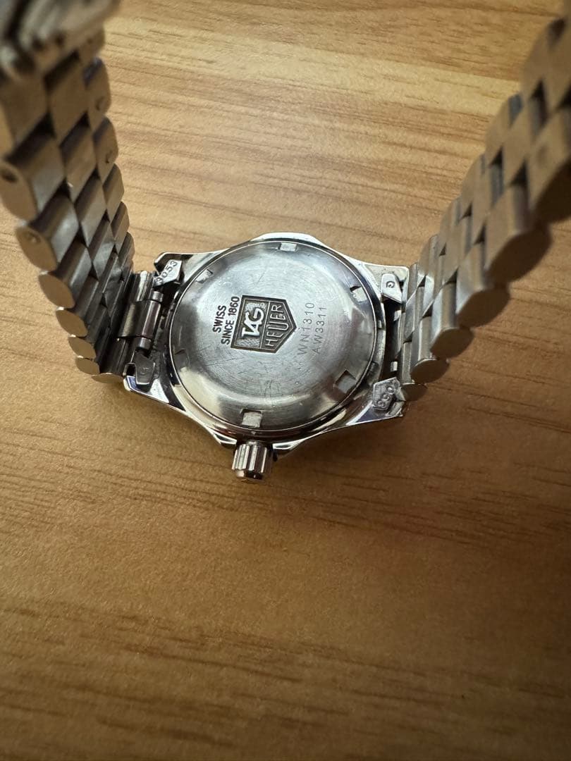 【超美品】タグホイヤー　エクスクルーシブ　WN1310ブラック文字盤　付属品有