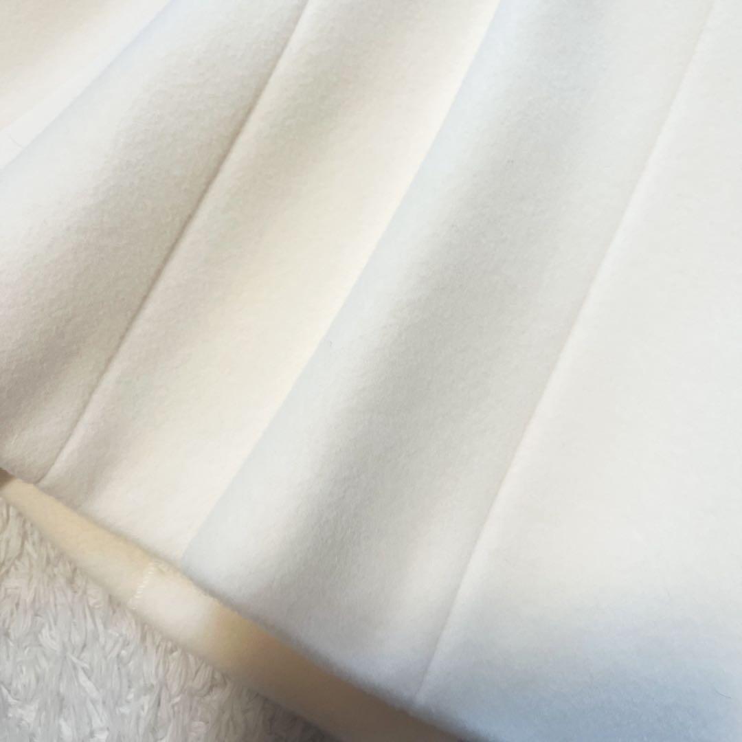 近年✨アナイ　ウールビーバーショートコート　ホワイト　36