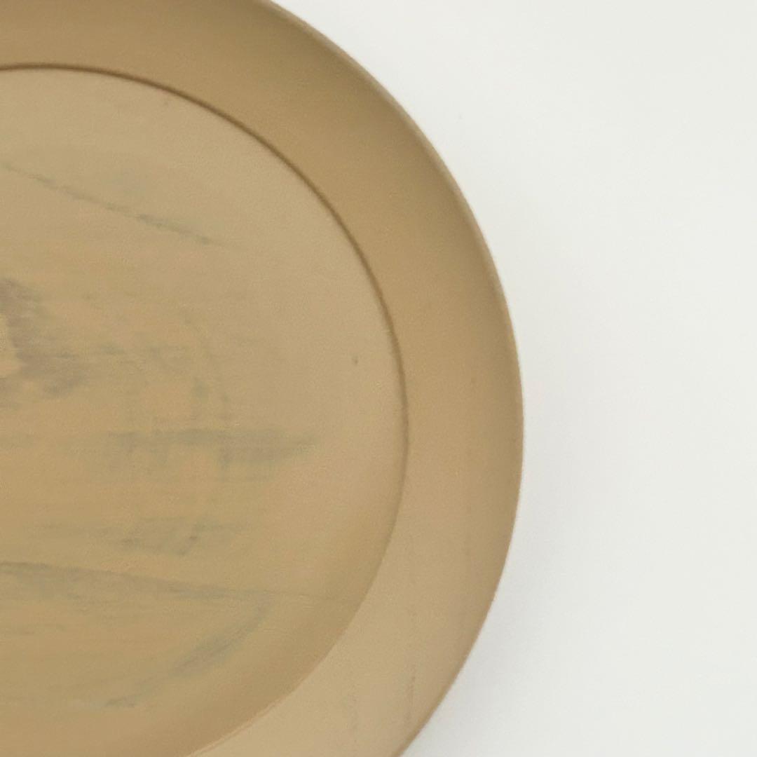 三谷龍二さん　白漆皿　リム皿　17cm