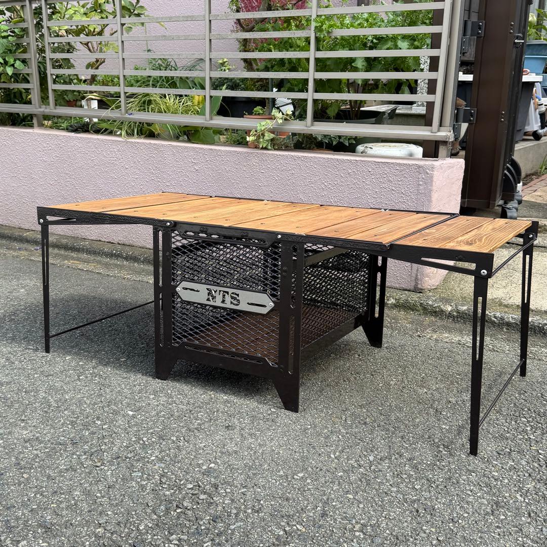 ネイチャートーンズ　サイドアップボックス&テーブル ダークブラウン Lサイズ