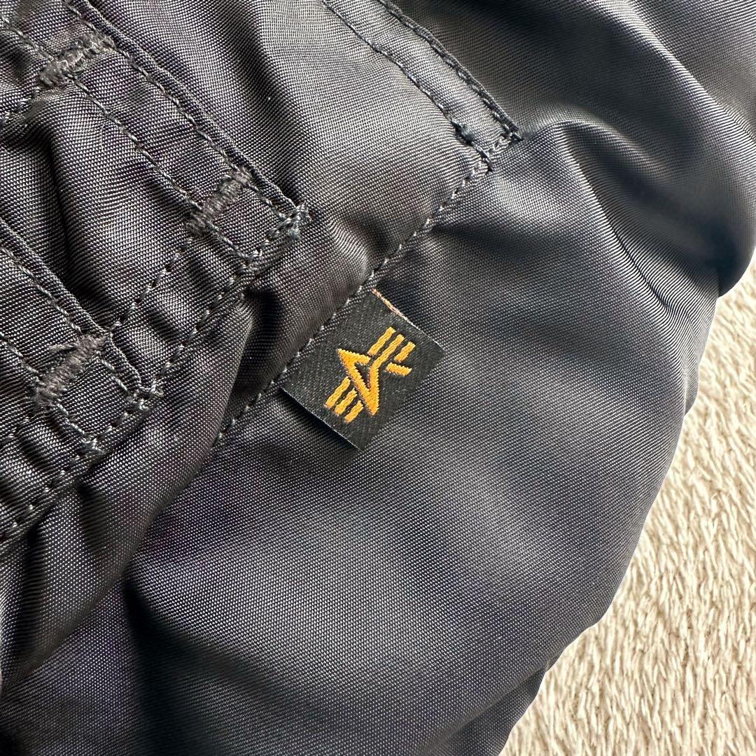 アルファ　MA-1 フライトジャケット　ブラック　XLサイズ　ミリタリー