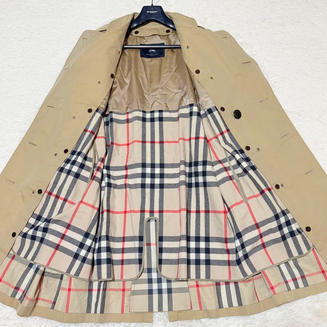 美品　バーバリーロンドン　トレンチ　メガチェック　ライナー　ベルト　ベージュ