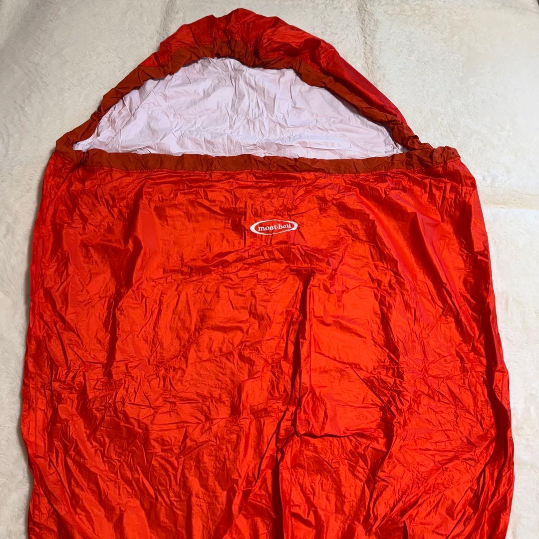 美品モンベルブリーズ ドライテックプラススリーピングバッグカバー ワイド&ロング