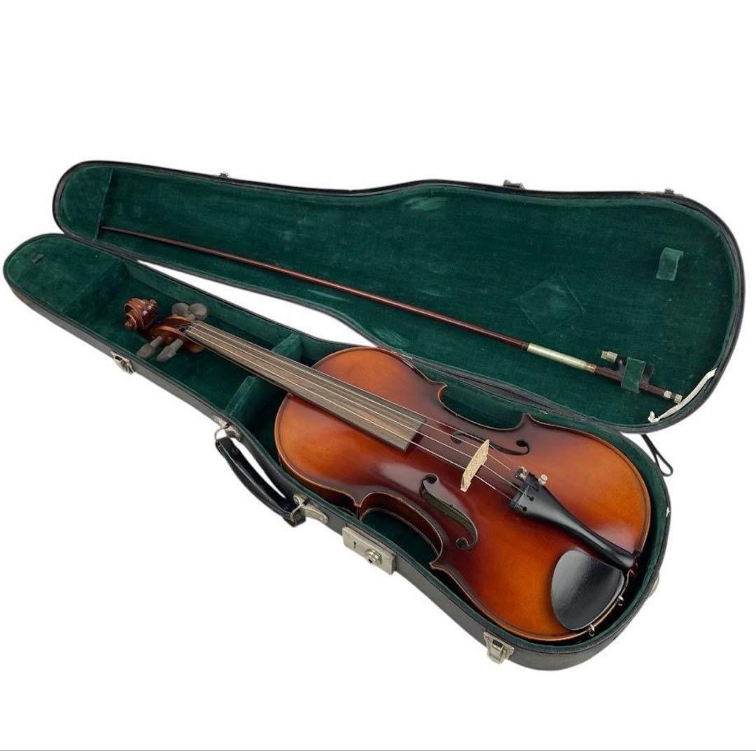 極美品・鈴木バイオリン No.10 4/4 1960年製 青ラベル 極虎杢