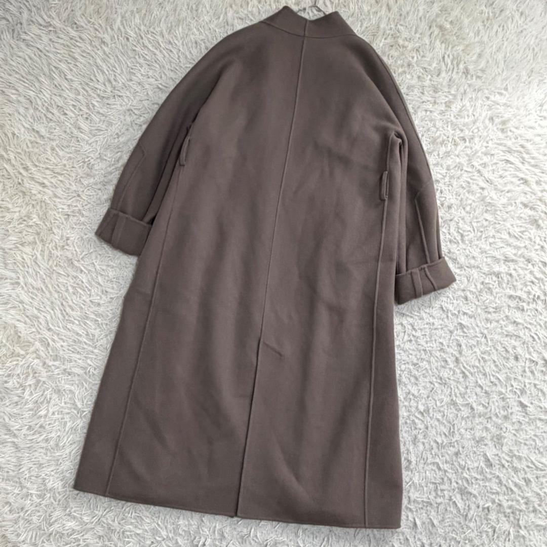 16390✨Chaos カオス ダブルフェイス リバーコート ガウンロングコート