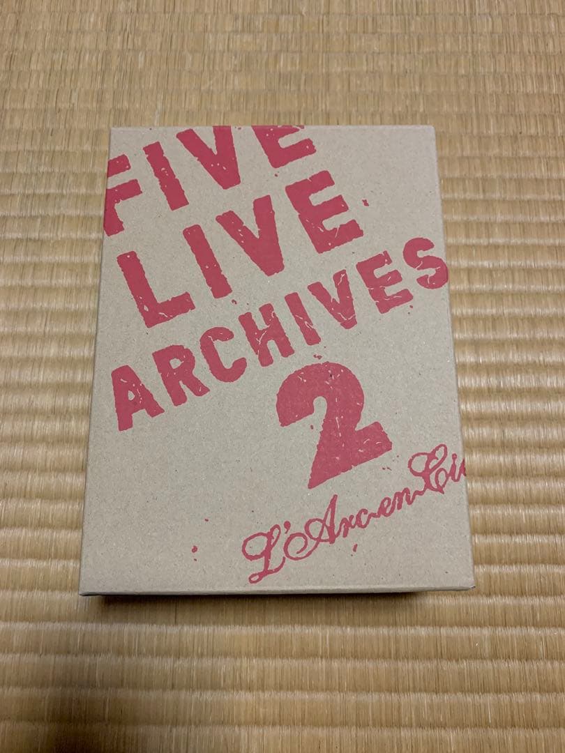 L'Arc〜en〜Ciel FIVE LIVE ARCHIVES2完全生産限定盤
