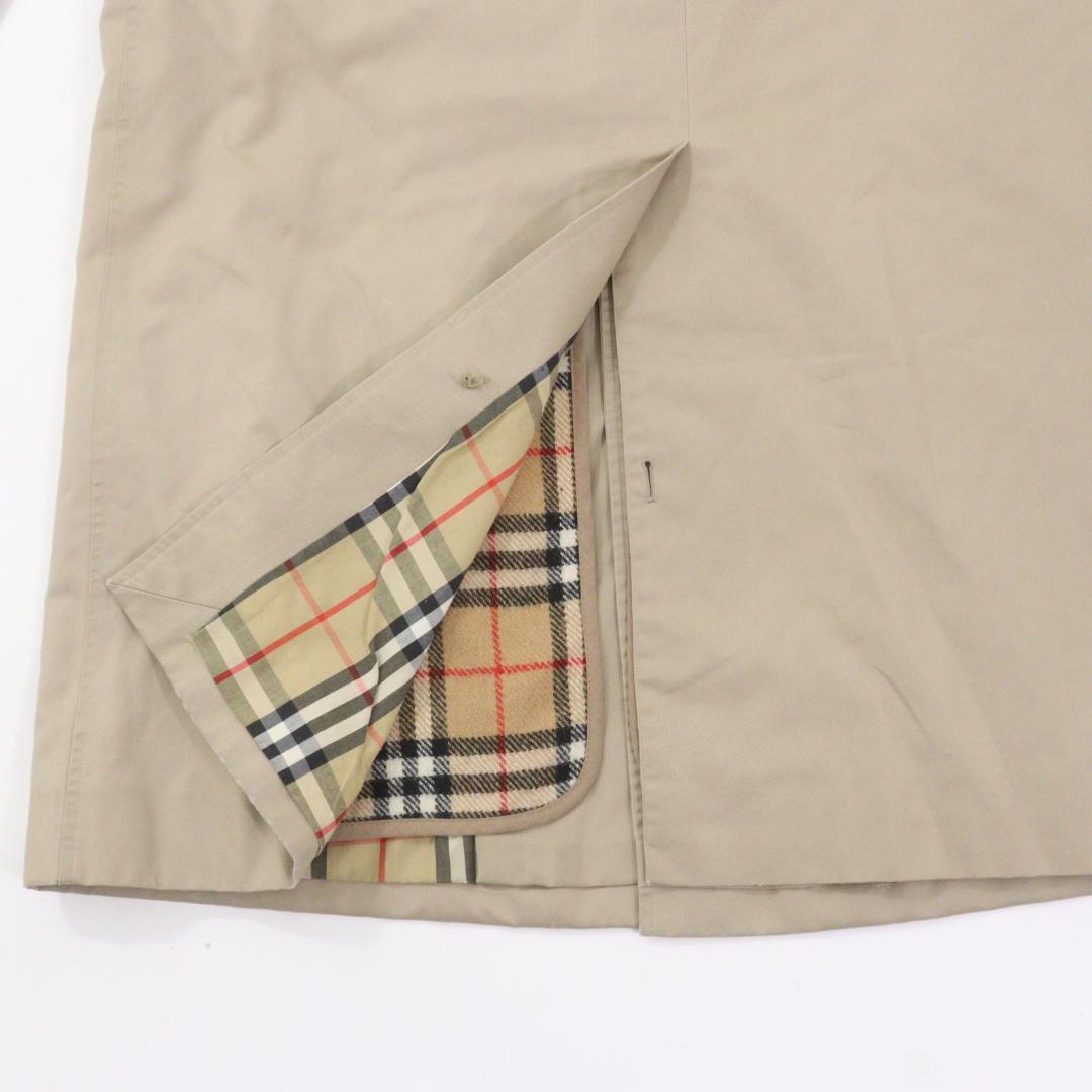 【えべろく】バーバリーロンドン ステンカラーコート ライナー付 英国製