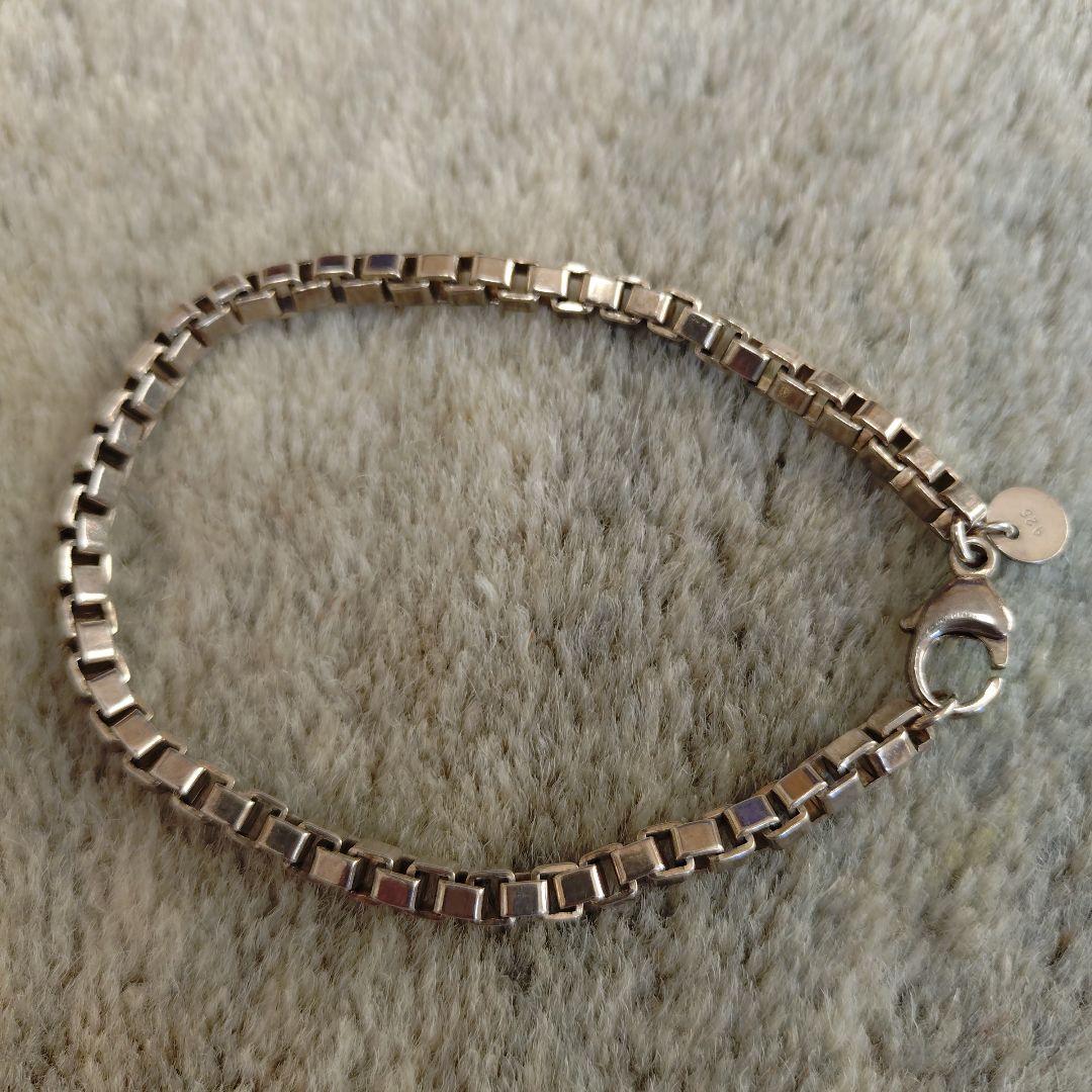 ♦美品 Tiffany ベネチアン リンク ブレスレット シルバー