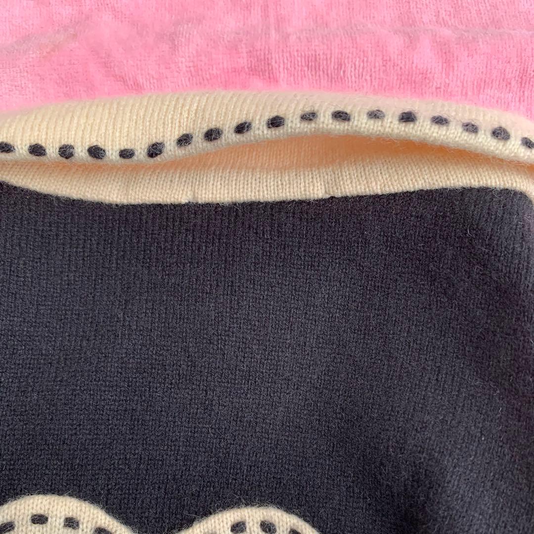 訳あり未使用Fifi&Romeo3連ネックレスカシミヤニットハンガー付セーターL