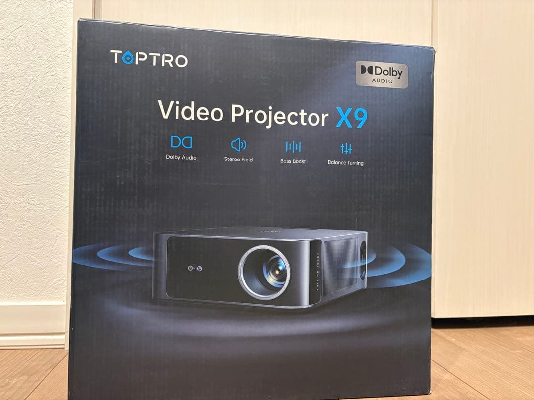 12月14日迄　4K TOPTRO X9 プロジェクター Netflix公式認証