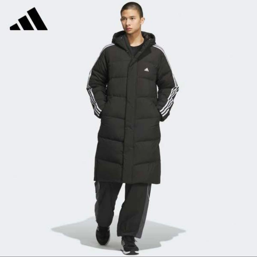 【新品値札付き】adidas メンズ　ダウンコート ベンチコート　ダックダウン