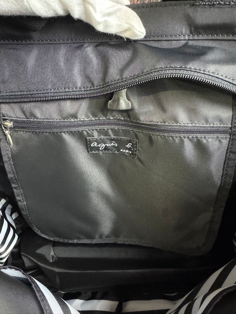 未使用 アニエスベー ペアレンツバッグ マザーズバッグ agnes b.