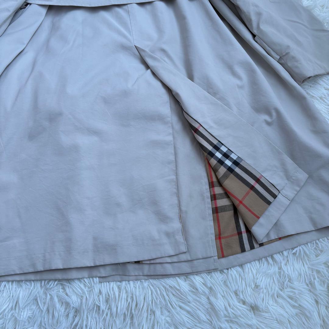 vintage バーバリー　スプリングコート　ノバチェック　ベルト　大きいサイズ