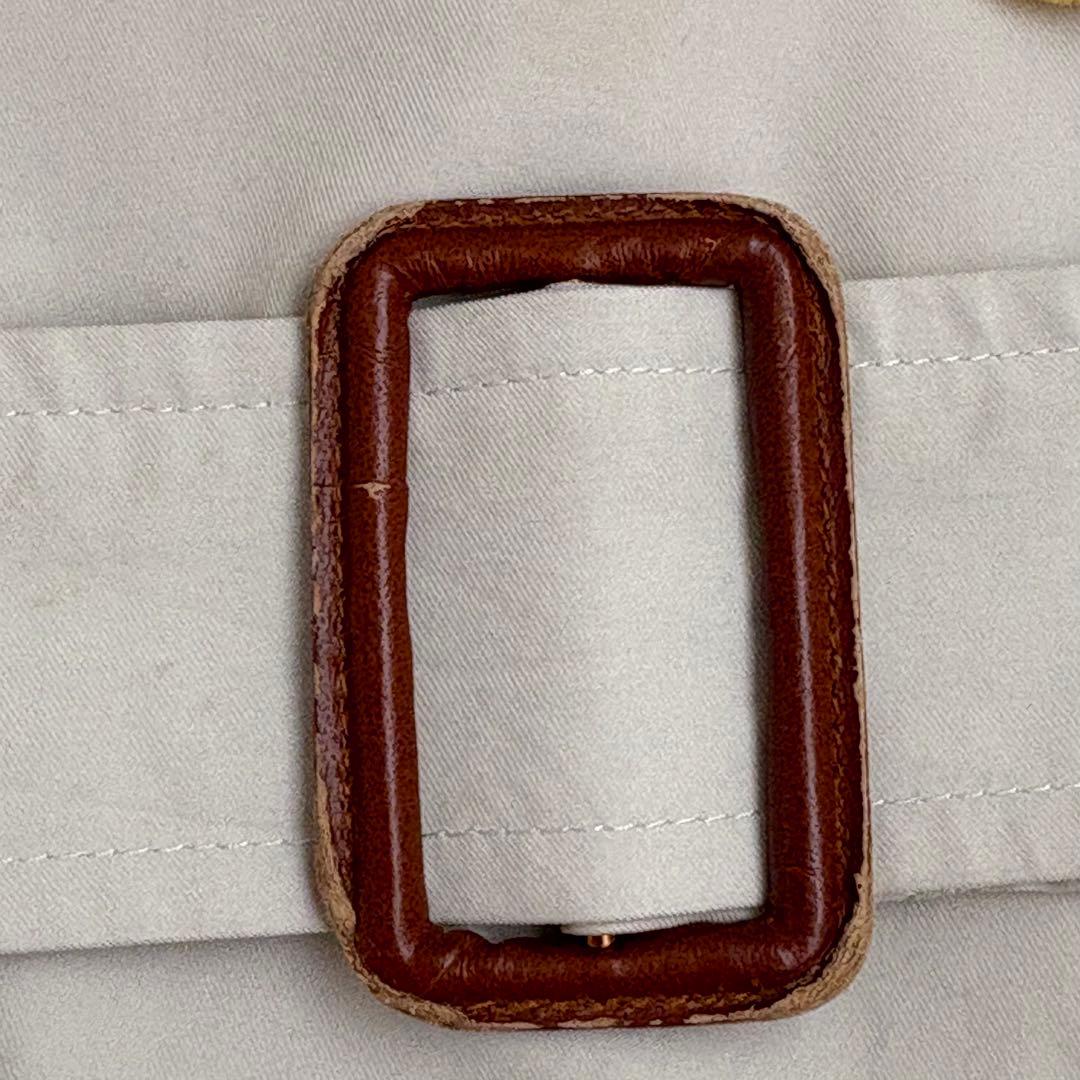 vintage バーバリー　スプリングコート　ノバチェック　ベルト　大きいサイズ