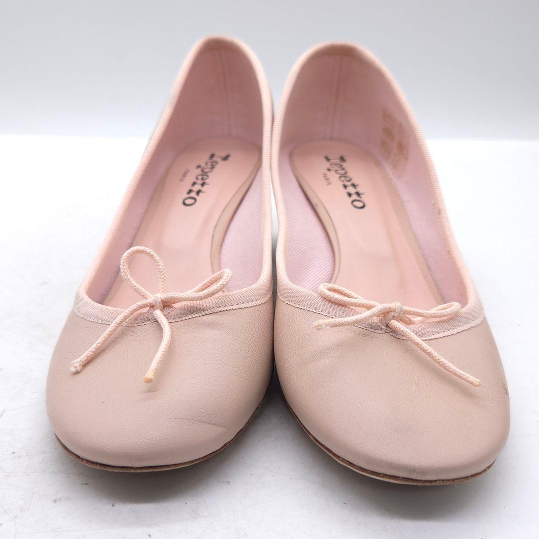 美品 Repetto レペット レザー パンプス 36 約 23cm ピンク
