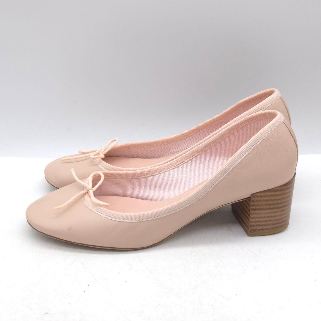 美品 Repetto レペット レザー パンプス 36 約 23cm ピンク