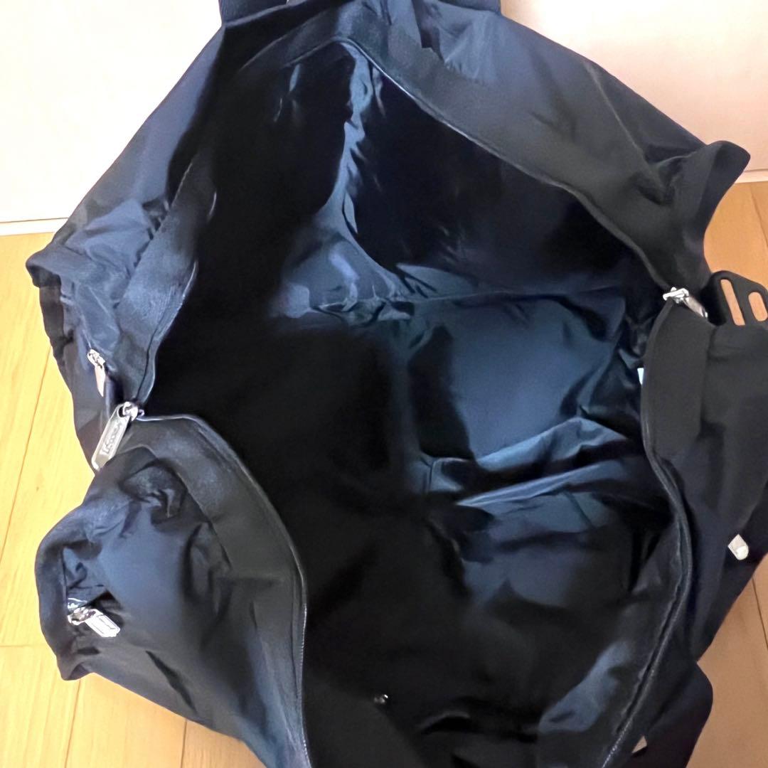 eikoji　レスポートサック　ボストンバッグ　2way 黒　ポーチ付き