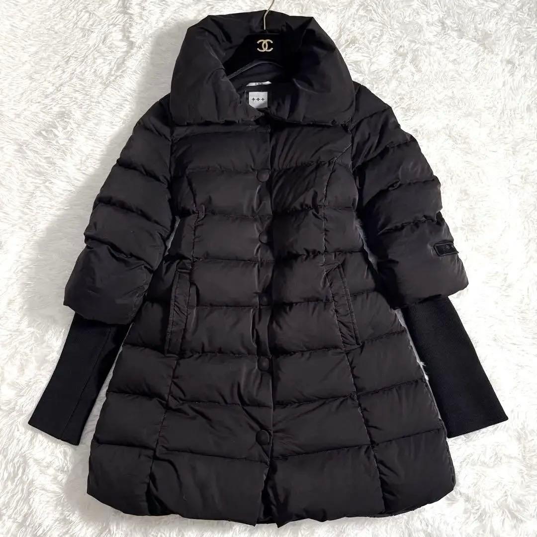 タトラス ダウンコート ガヤ ショートスリーブ リブスリーブ Aライン ロング