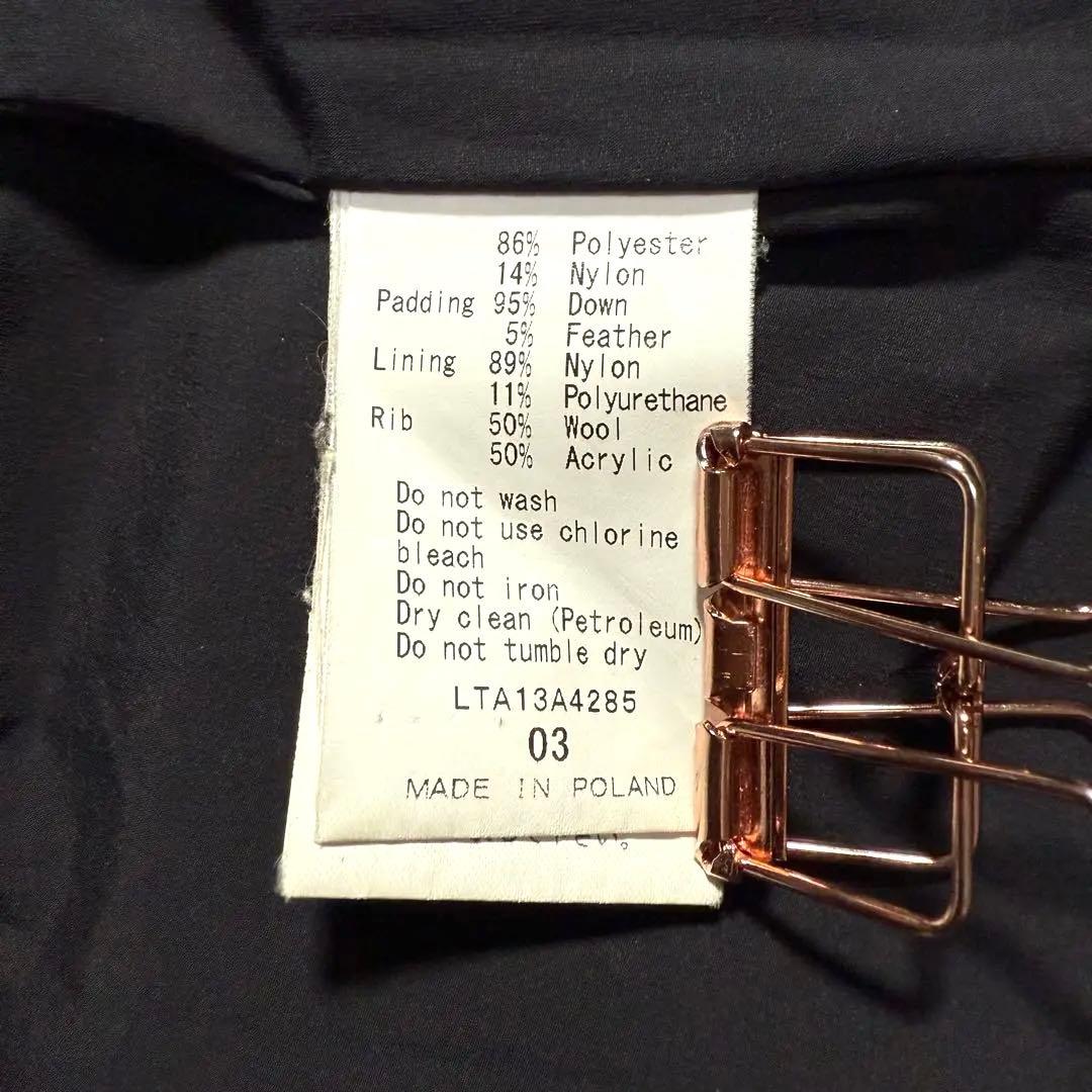 タトラス ダウンコート ガヤ ショートスリーブ リブスリーブ Aライン ロング