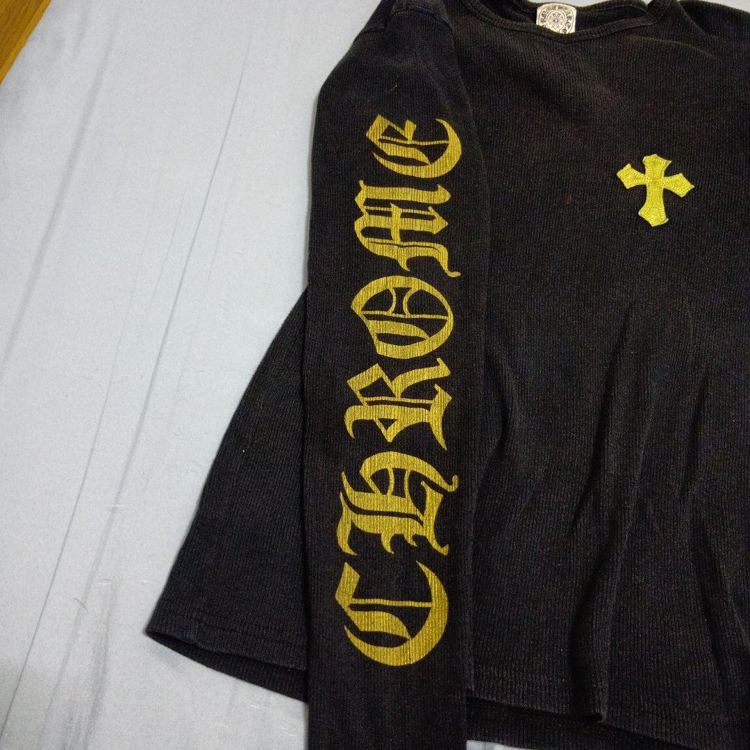 クロムハーツ★CHROME HEARTS クロスプリント長袖カットソー　ニット