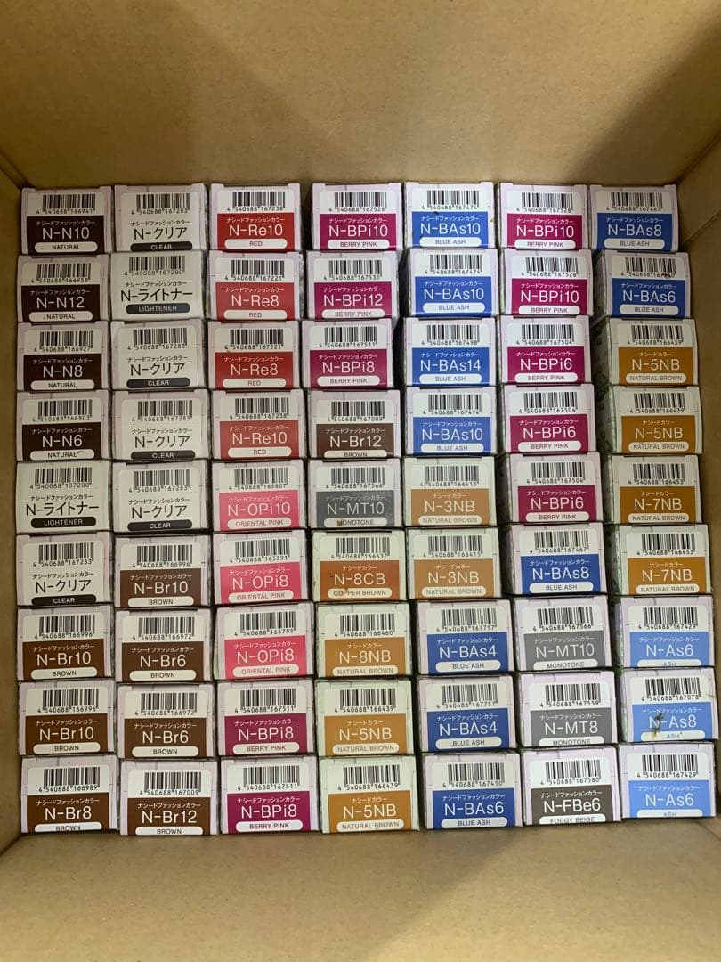 ナプラ　ナシードカラー　78本セット