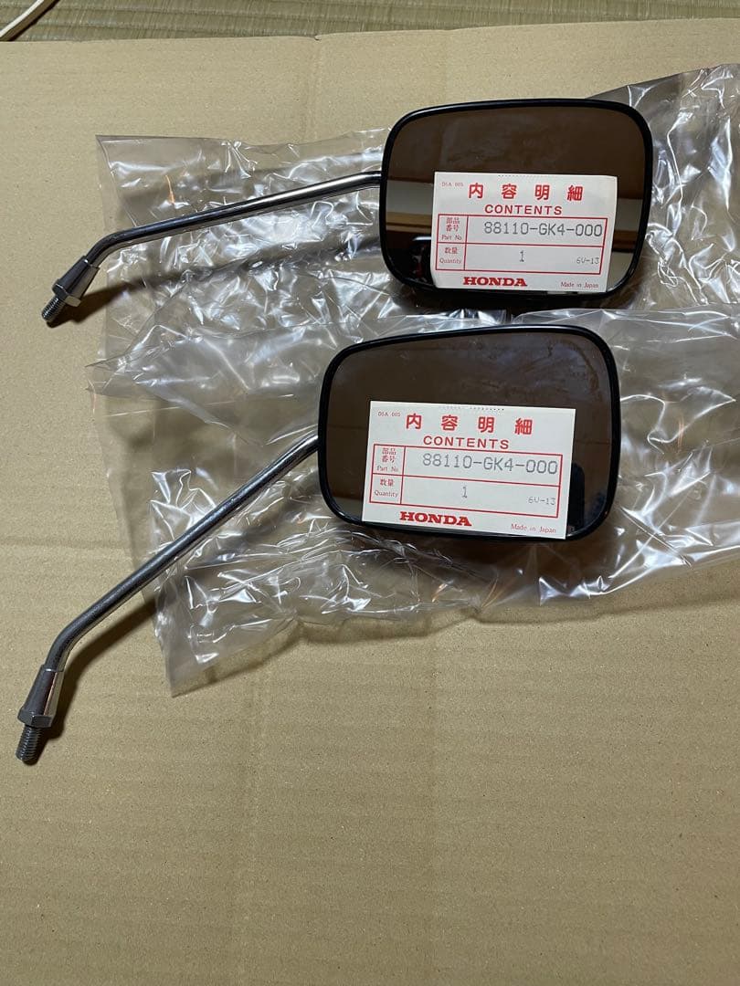 レア品！スーパーカブ新品ミラー 83110-GK4-000 2個セット