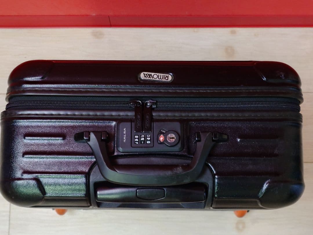 ミ*ロ様 RIMOWA サルサビジネストロリー　機内持込み2輪TSAロックブラッ