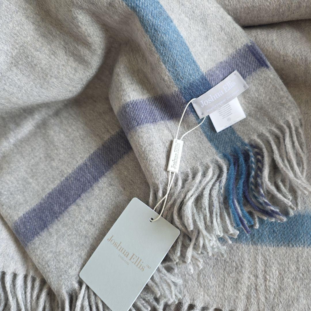 【新品未使用】ジョシュアエリス　カシミア　ブランケット　定価17万円　正規品