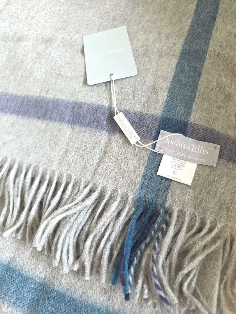 【新品未使用】ジョシュアエリス　カシミア　ブランケット　定価17万円　正規品