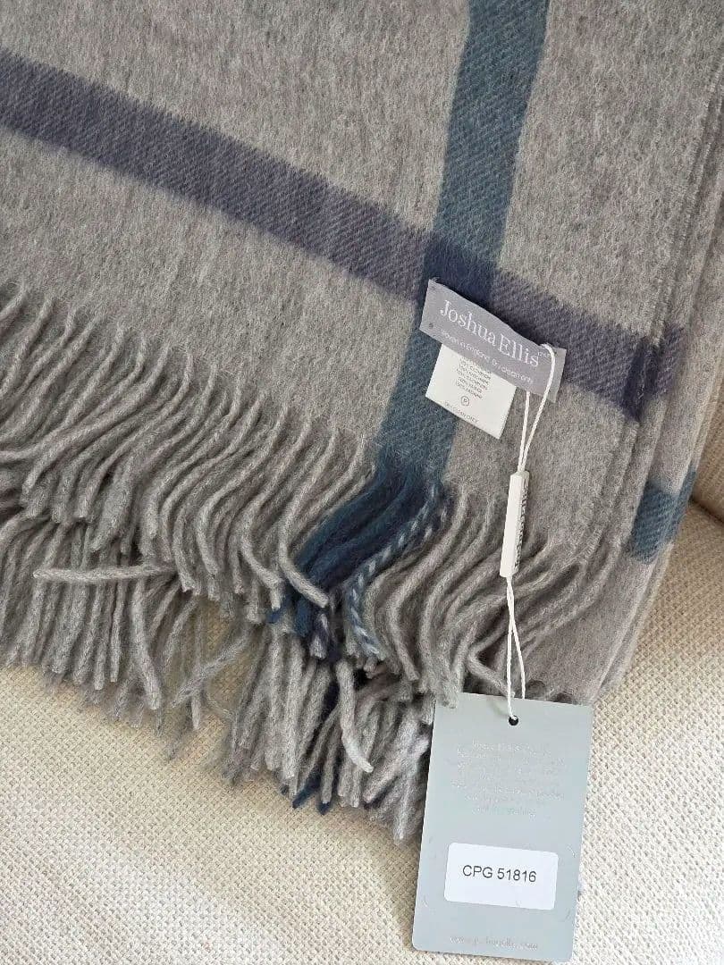 【新品未使用】ジョシュアエリス　カシミア　ブランケット　定価17万円　正規品