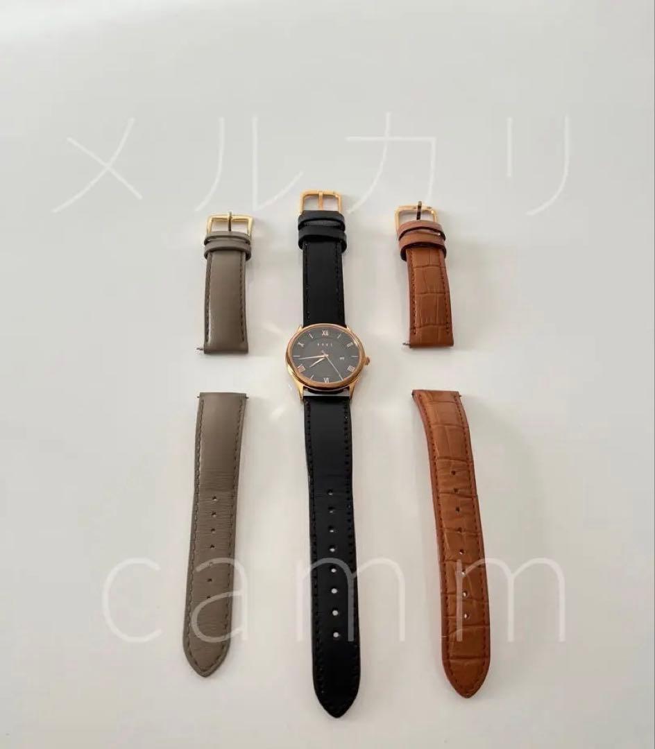 knot 腕時計　CS-32　BK　ソーラーウォッチ