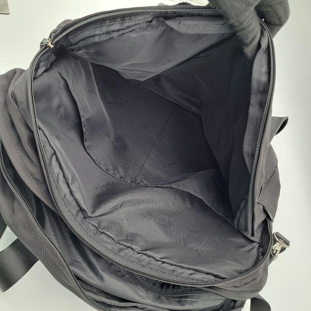 極美品★ agnes b. アニエスベー ボストンバッグ 旅行 大容量 ブラック