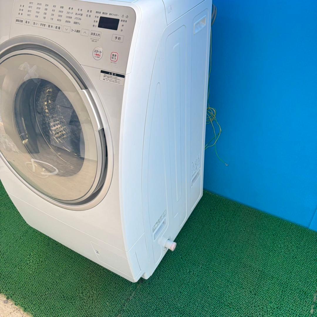 758 展示品　極美品　左開き　ドラム式洗濯機　容量9kg 乾燥4.5kg