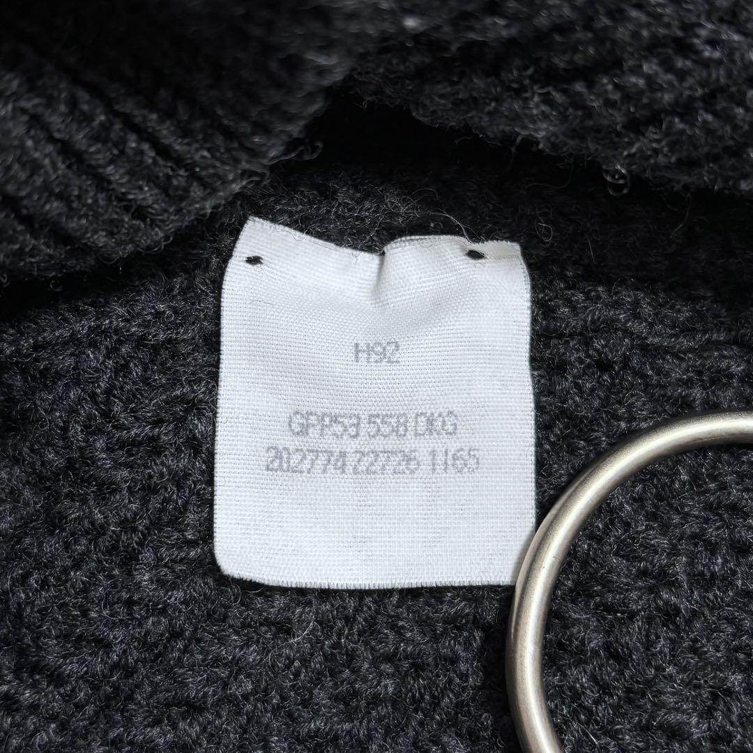 GUCCI グッチ ナポレオン メタルボタン エポレット ニットジャケット 黒