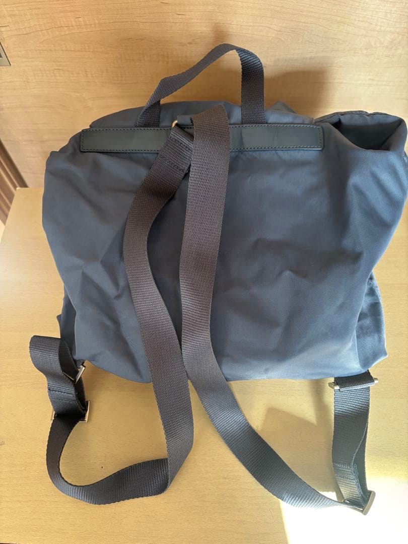 PRADA VELA ナイロンリュック デニム系｜定番人気・男女兼用